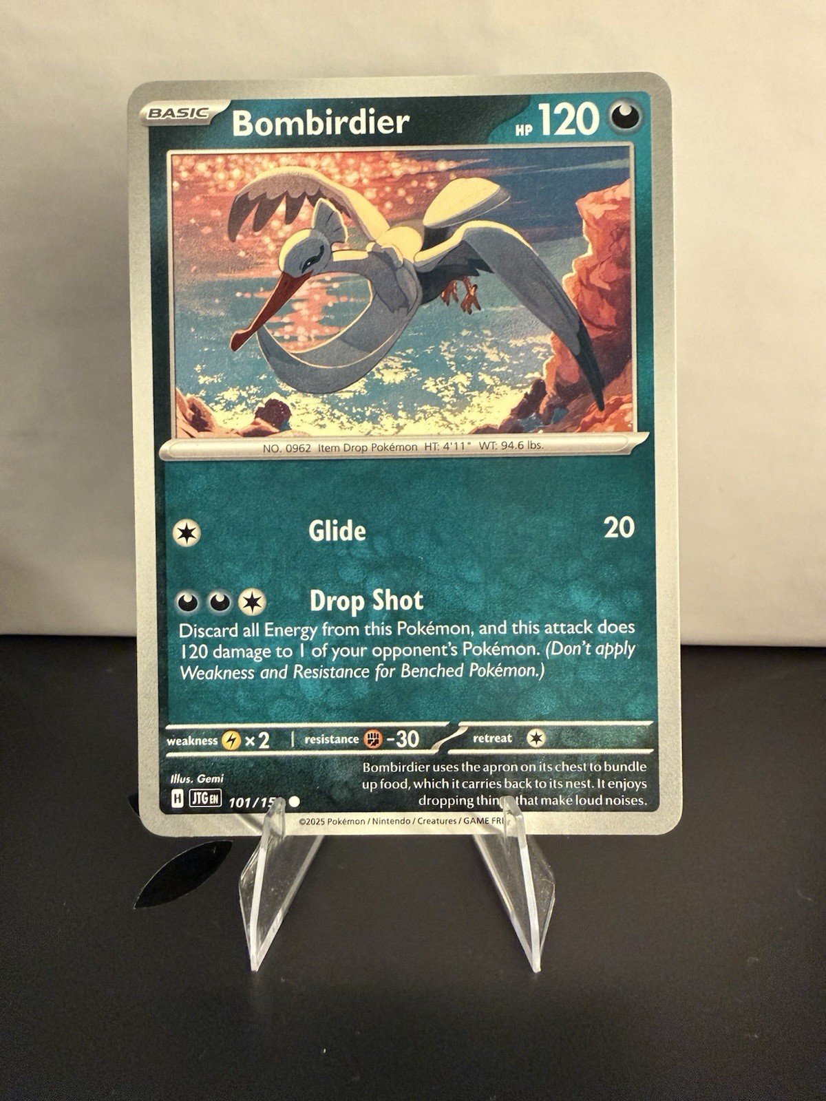 Bombirdier 101/159 Common Journey Together Pokemon TCG LP