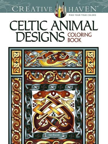 Раскраска Cari Buziak Creative Haven Celtic Animal Designs (мягкая обложка) (ИМПОРТ из Великобритании)