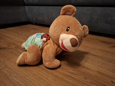 VTech Krabbel mit mir Bär, Interaktives Baby Plüschtier, wie Neu