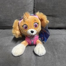 Paw Patrol Skye Pilot Dog Plush 8" Nickelodeon Spin Master