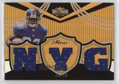 2006 Topps Triple Threads Relics Gold 6/9 Sinorice Moss #TTR-88 Rookie RC 3b8