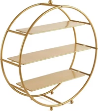 21" 3 Tier Gold Cupcake Stand Dessert Display for Party Wedding Birthday Decor