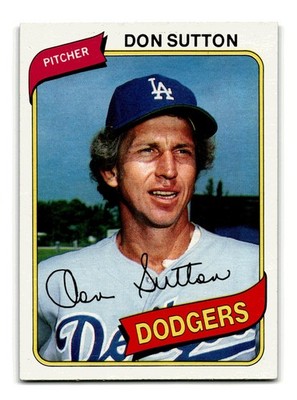 Don Sutton 1980 Topps #440 Los Angeles Dodgers NM-MINT