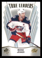 2021-22 SP Authentic True Leaders Boone Jenner Columbus Blue Jackets #TL-21