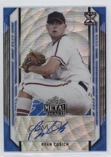 2021 Leaf Metal Draft Blue Wave 13/20 Ryan Cusick #BA-RC1 Auto 0b5