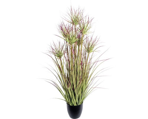Kunstpflanze Cyperngras HöHe: 95 Cm Rot-image
