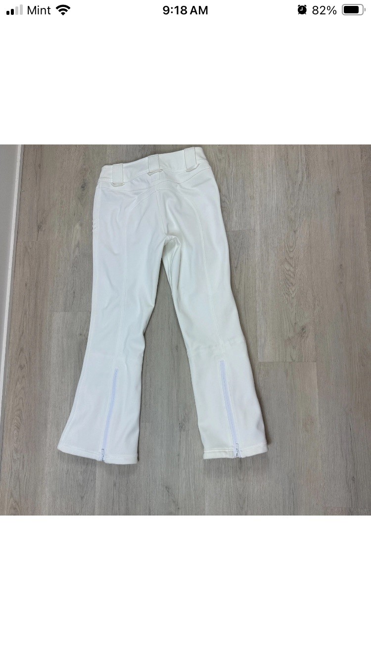 Free People FP Movement Valencia Ski Flare Snowpants Size Medium White