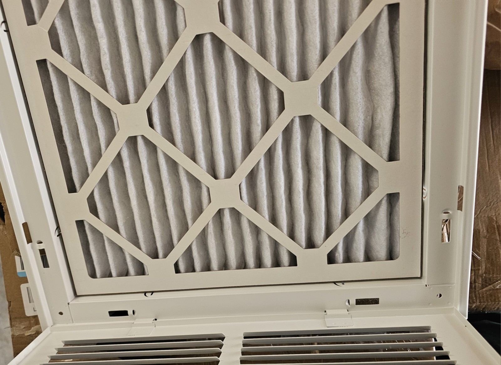 Fits 14x14 Duct Opening | Filter Included Steel Return Air Filter Grille by...