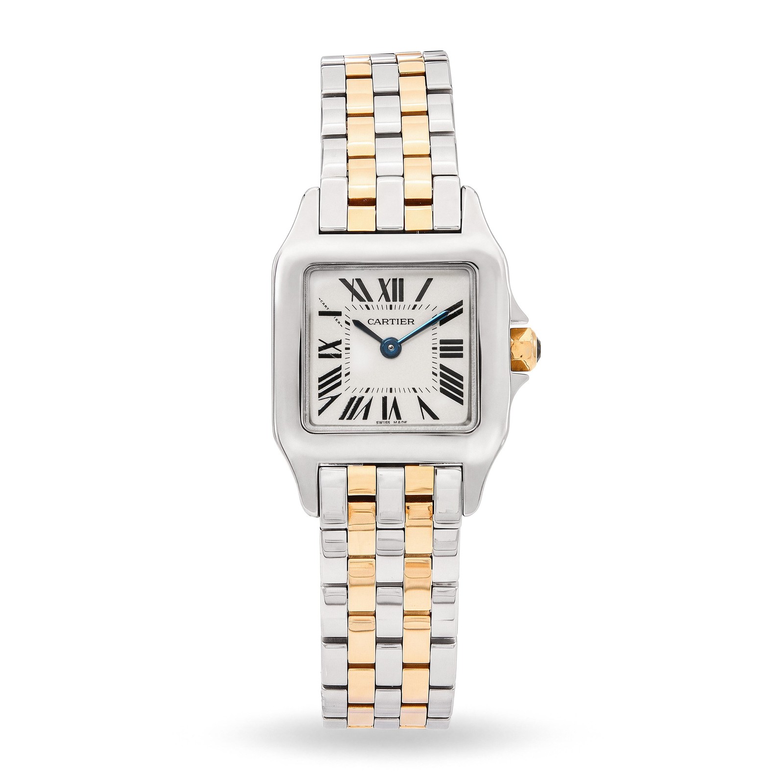 Cartier Two Tone 18k Stainless Santos