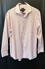 Pronto Uomo Non-Iron Slim Fit Men s Dress Shirt 100 Cotton Size 16 1/2 32/33