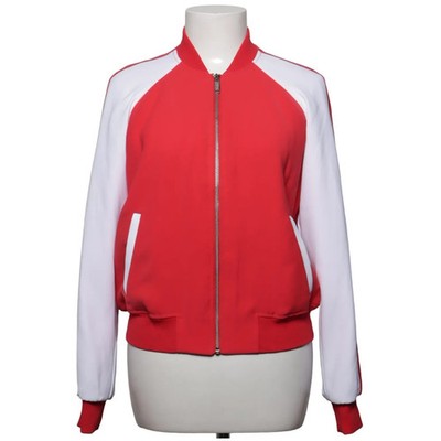 Michael Kors, Strickjacke, Damen, Größe: XS, Rot/Weiß, Polyester, Sweat #dNk