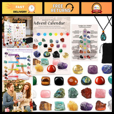 2026 Crystal Advent Calendar for Women - 24 Day Chakra Stone Gift Set