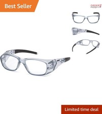 Safety Glasses Readers Clear Full Lens 2.5 Diopters UV Protection Eye Safety