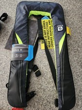 Bluestorm Cirrus 26 Inflatable Life Jacket USCG Type V PFD, Hi-Viz Yellow/Green