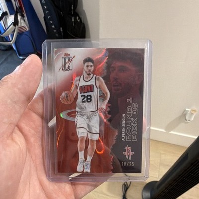 Topps Alperen Sengun Rookie Round 1 Pick 16 #93 Houston Rockets /25 24-25
