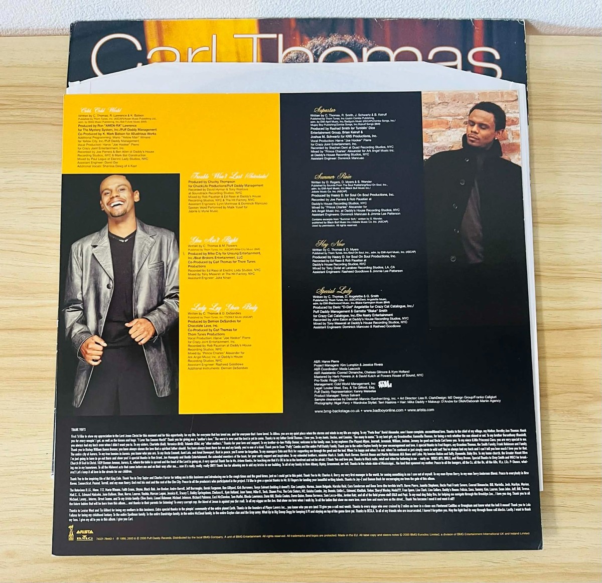 Carl Thomas / Emotional 2000 EU Original 2LP Arista Records