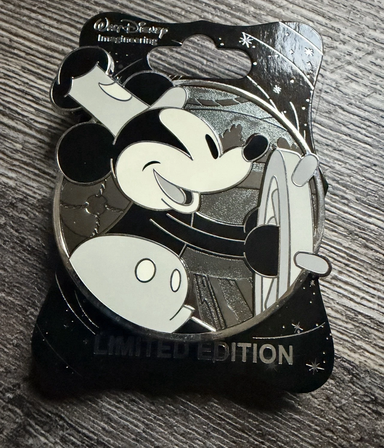 Disney Mickey Through the Years Profile Pin Steamboat Willie LE 300 D23 WDI