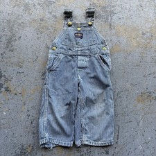 Vintage Oshkosh B  Gosh Vestbak Sanforized Overalls Union Made USA Toddler