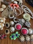 VTG ESTATE JEWELRY 23 lbs Costume NECKLACES EARRINGS BROOCHES BRACELETS RINGS