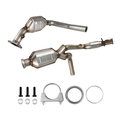 Y Pipe Catalytic Converter Set For 2009-2014 GMC Yukon Chevrolet 5.3L/6L