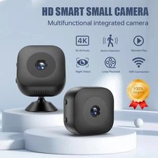 Compact 1080p Wireless Security Camera with Night Vision and Remote Monitoring