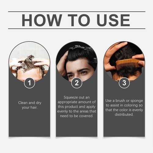 Hairfillup Hair Concealer Black 50g, Enhance Hairline Powder for Women Men ✨l - Picture 10 of 15
