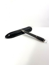 MONTBLANC Starwalker Penna stilografica in gomma metallo placcato platino con custodia in pelle