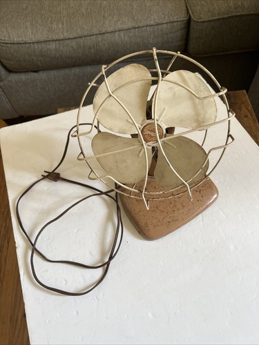 Vintage SuperLectric Fan: Model 803 Beautiful Brown Oscillating working