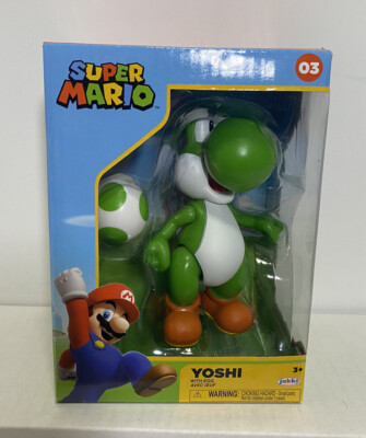 NEW 2020 JAKKS Pacific Super Mario Action Figure: YOSHI w/ Egg