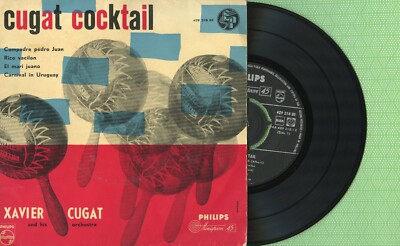 XAVIER CUGAT / Compadre Pedro Juan / PHILIPS 429.218 BE Pres Holland 1959 EP VG
