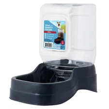Vibrant Life Gravity Pet Feeder, Blue, Small for Dogs and Cats, 3 Pound Capacity