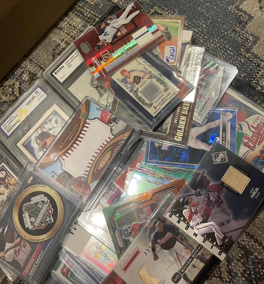 Baseball Relic Auto Lot! Psa Slabs! #’d! Chrome! Color! Rookies 1000 ...