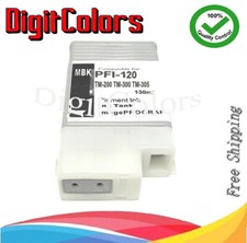 PFI120 Matte Black Ink Cartridge Canon IPF TM-200 TM-205 TM-300 TM-305 MBK