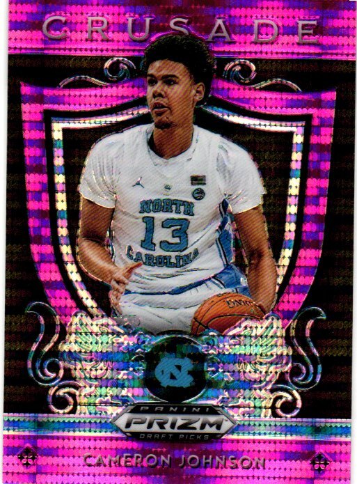 2019 Panini Prizm Draft Picks #32 Cameron Johnson Prizms Pink Pulsar