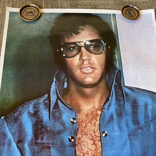 73 Original 1977 Elvis Presley Promo Poster Rock Music Memorabilia The