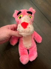 VINTAGE 1980 Mighty Star THE PINK PANTHER Plush Stuffed Toy