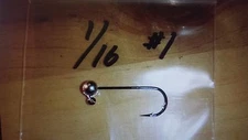 25ct or 50ct 1/16oz Ball Head Jigs Mustad 32833 Steelhead Hooks #6  #4  #2 #1
