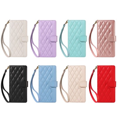 Impact Protective Diamond Wallet Case Compatible with Samsung IPhone 16 Plus