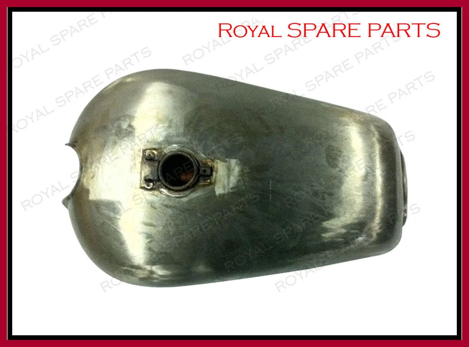 Yamaha RD350 R5 Fuel Gas Petrol Tank Raw Steel 1970 - Imagem 3 de 4