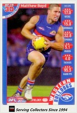 2013 AFL Teamcoach BEST&FAIREST 3-D Card BF18 MATTHEW BOYD -W.BULLDOGS