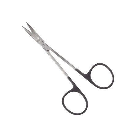 Supercut Iris Scissors, 4-1/2'', Straight, Serrated, Premium German Stainless