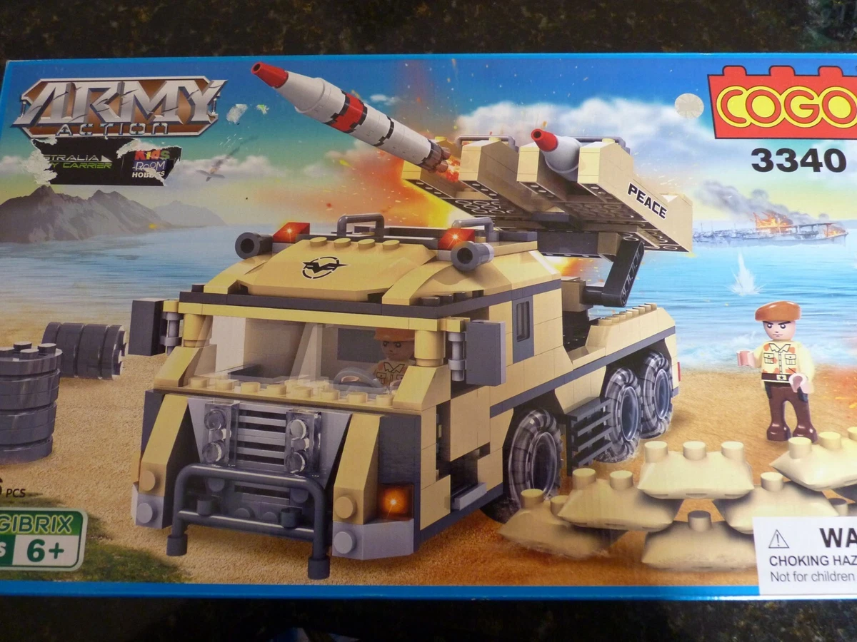 COGO ARMY ACTION BUILDING BLOCKS 436PCS