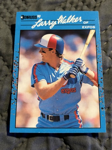 Larry Walker #91 1990 Donruss Best NL card