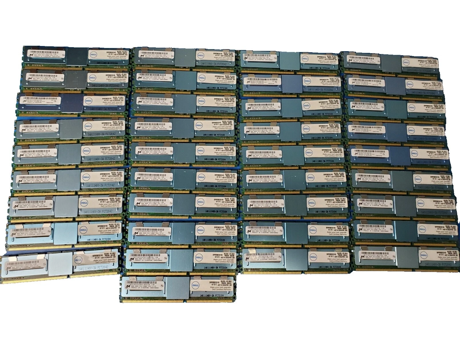 8 GB de capacidad por módulo DIMM DDR2 FB-DIMM SDRAM Computer Memory (RAM)