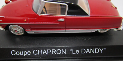 Miniature Norev 1/43 Citroën DS Coupé Chapron Le Dandy 1959 – Rouge Toit Noir – AU582