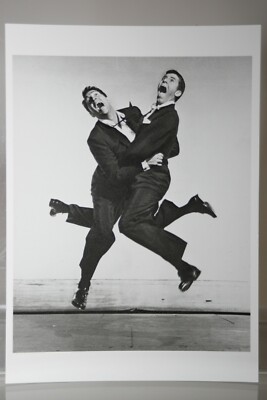 DEAN MARTIN AND JERRY LEWIS,1951 by PHILIPPE HALSMAN  Art-Postcard  