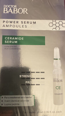 Doctor Babor Ceramide Serum Power Serum Ampoules 7 X .06 fl oz each NIB Sealed