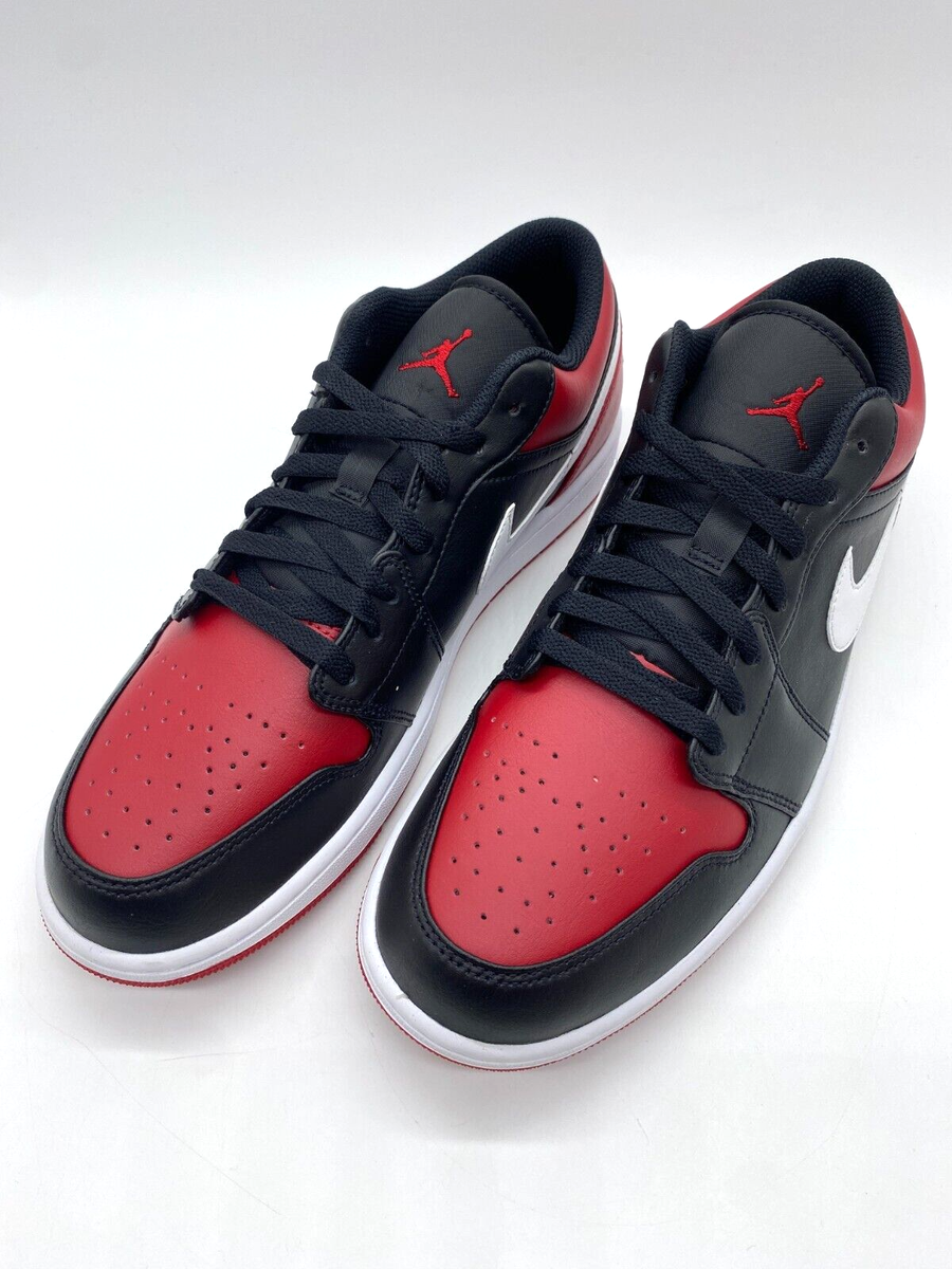 Jordan Low Nike Alternate Bred Toe Schwarz Rot BLACK GYM/RED