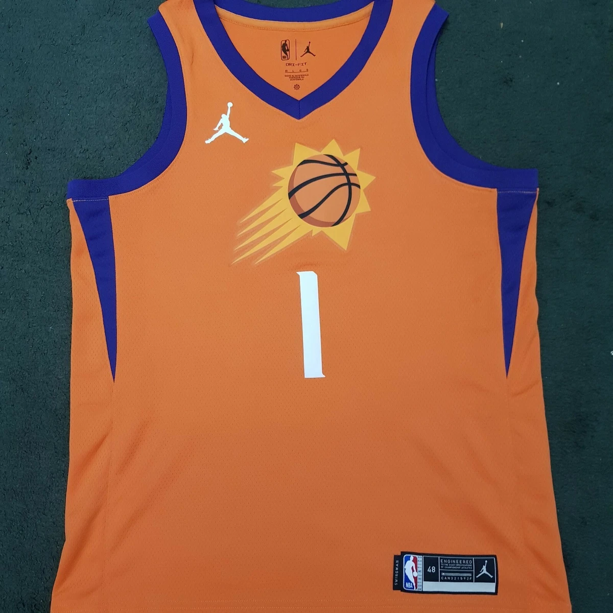 Men's Jordan Brand Devin Booker Orange Phoenix Suns 2020/21