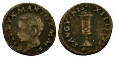 Rare 1550-87 Mantua( Italian states) Guglielmo Gonzaga quattrino